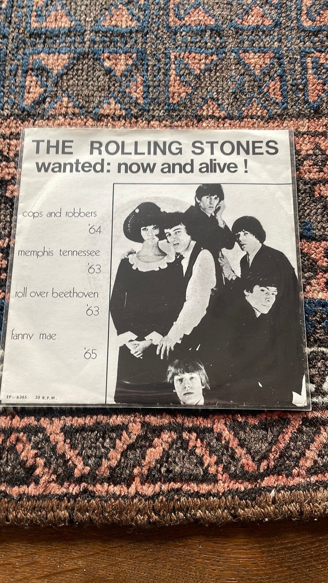 EP The Rolling Stones: Wanted now and alive, Ophalen of Verzenden, Gebruikt, Pop, EP