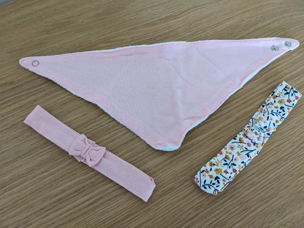 2x haarband + 1x slab voor baby, Ophalen of Verzenden, Zo goed als nieuw