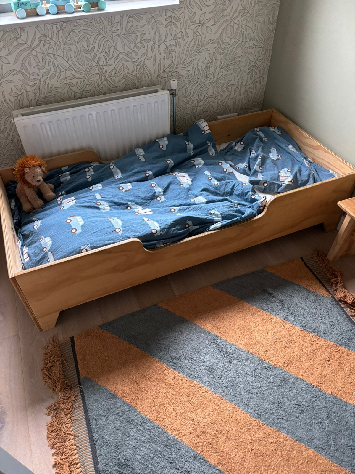 Peuterbed, kinderbed 165 x 75 cm, Ophalen, Eenpersoons, 190 cm of minder, Zo goed als nieuw