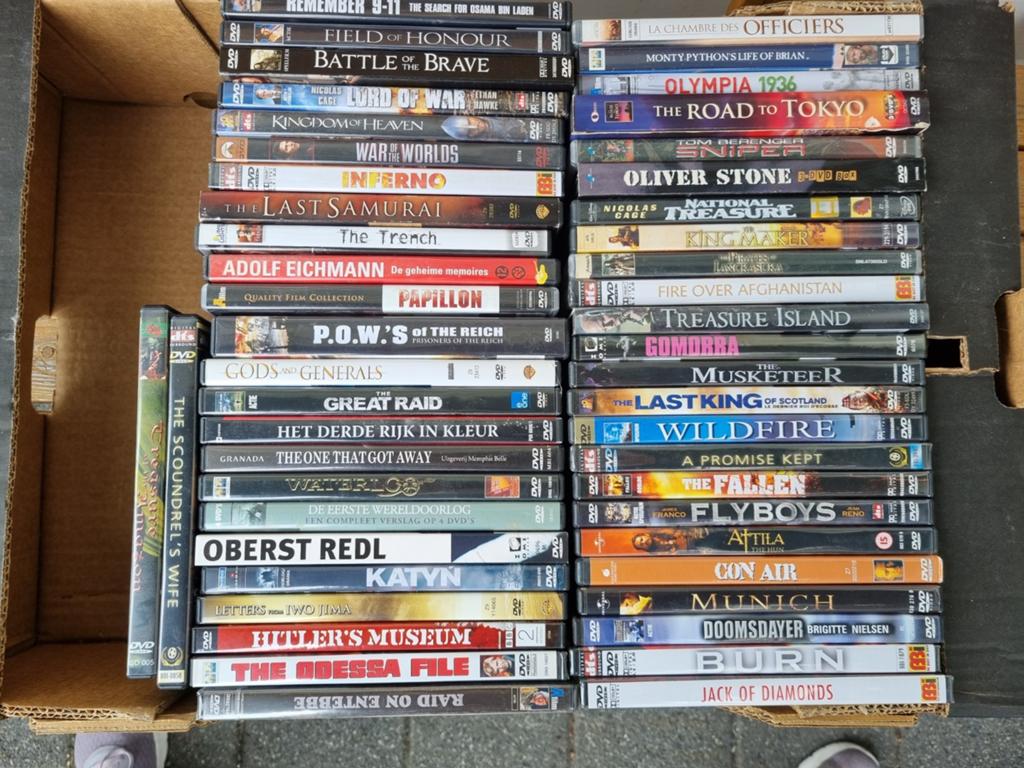 Partij van 50 originele DVD's, Alle leeftijden, Ophalen of Verzenden, Gebruikt