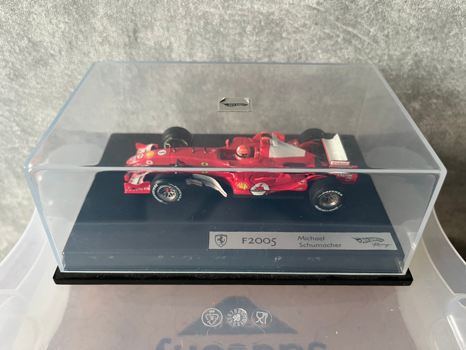 Hot Wheels / Ferrari F2005, Ophalen, Zo goed als nieuw, Auto, Overige merken
