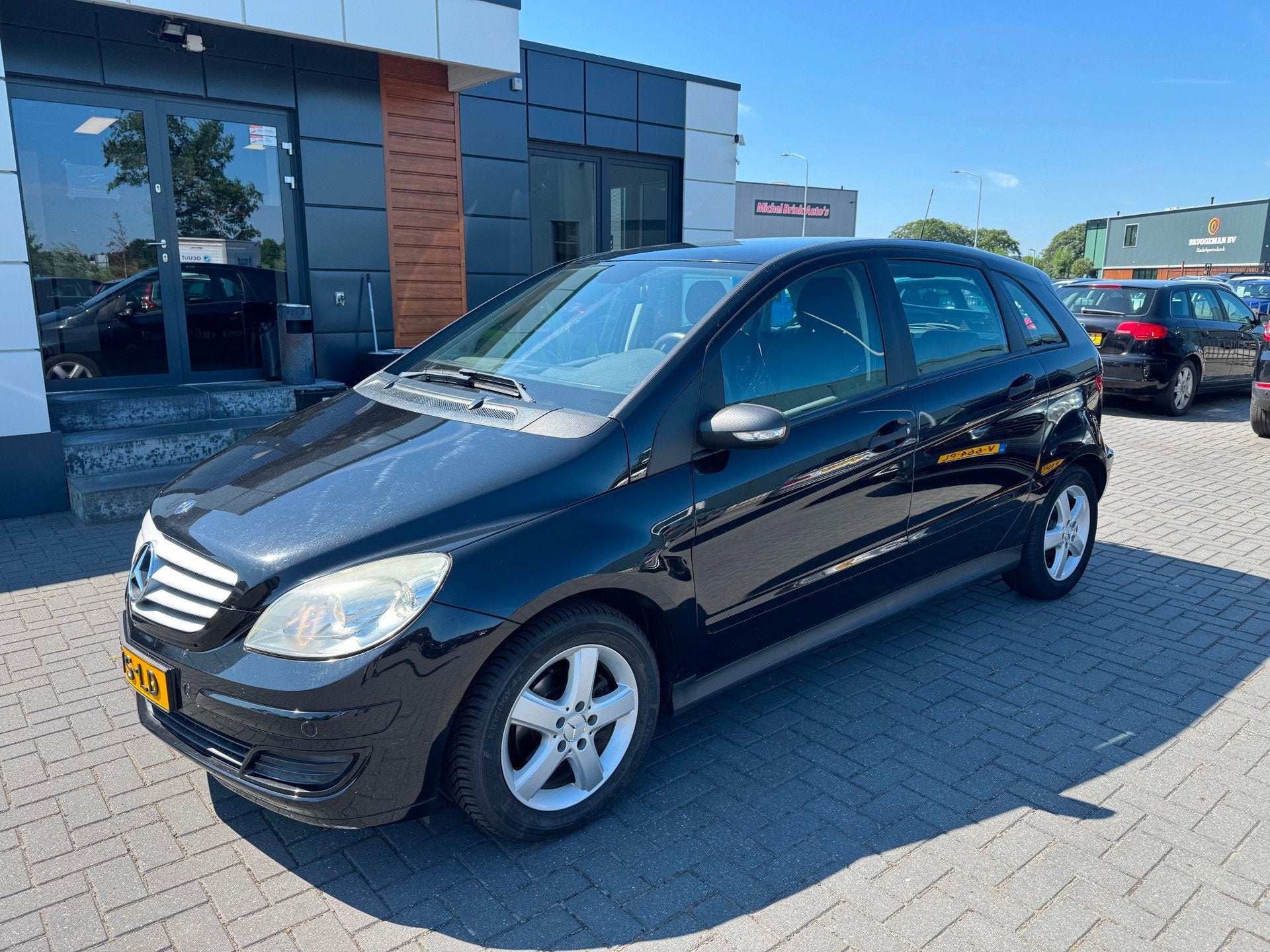 Mercedes-Benz B-klasse 150 Automaat Airco 2007 apk 4-2027, Stof, Zwart, Zwart, Bedrijf