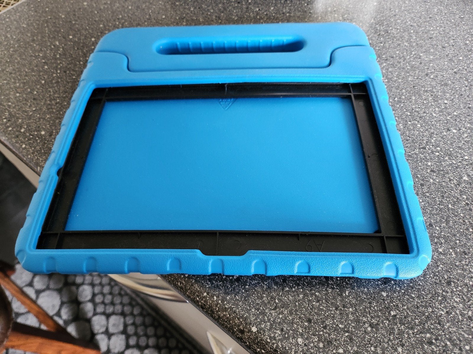 Blauwe bescherm hoes voor kinder Tablet, Ophalen of Verzenden, Nieuw, 10 inch, Bescherming voor- en achterkant