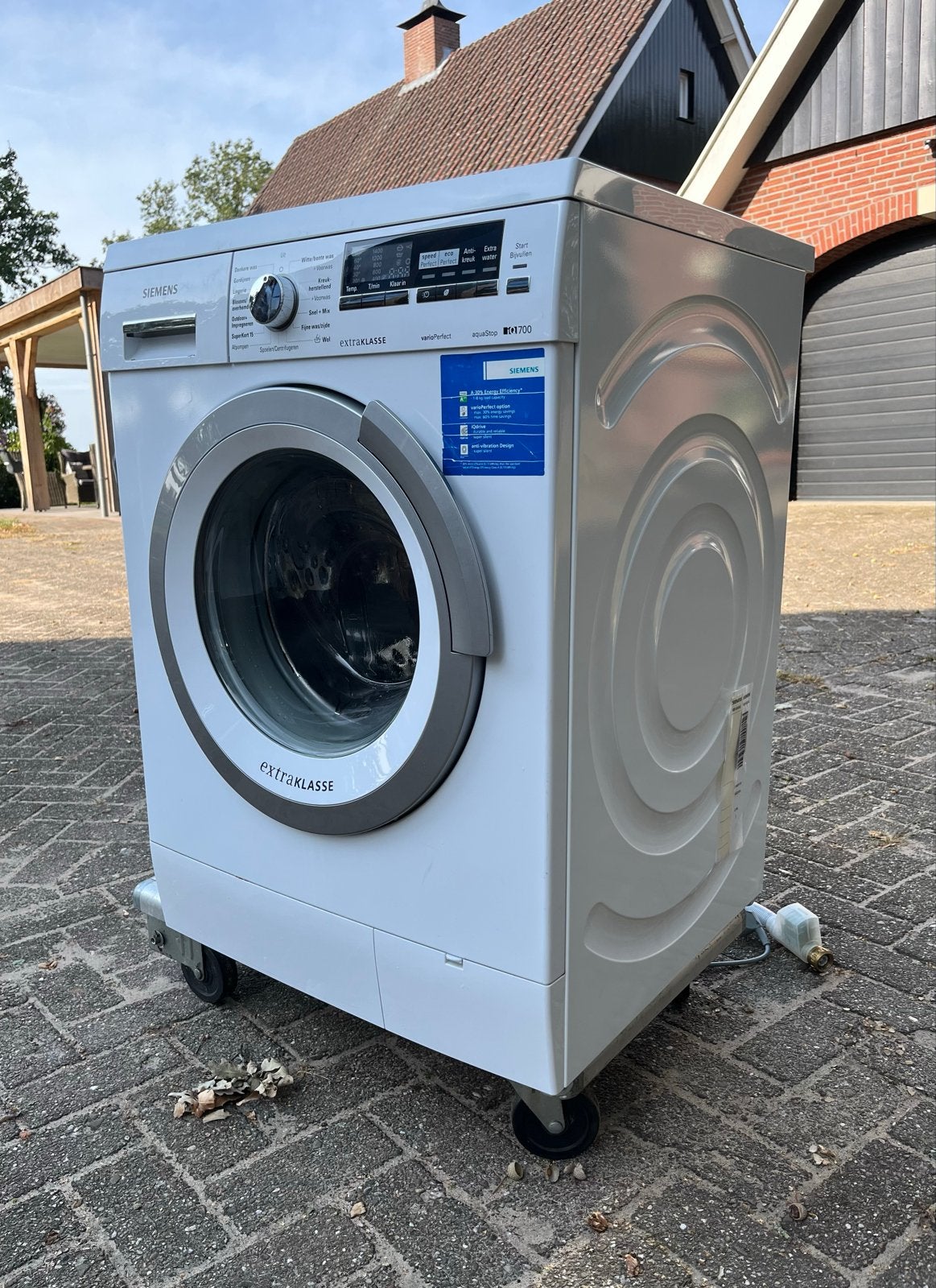Siemens iQ700 Wasmachine 8kg, 1400 tpm, Witgoed en Apparatuur, Ophalen, 1200 tot 1600 toeren, 8 tot 10 kg, Zo goed als nieuw