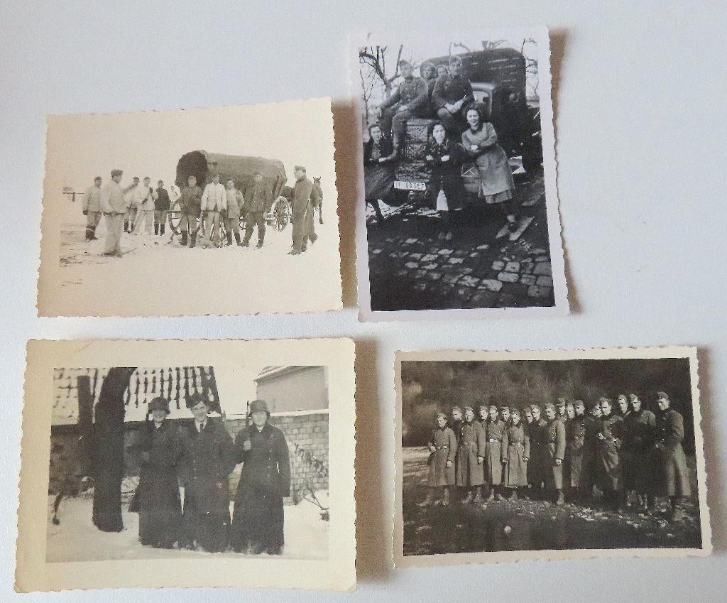 Uit inboedel: 19 prive foto's duitse soldaten oostfront 1941, Verzamelen, Verzenden, Duitsland, Foto of Poster