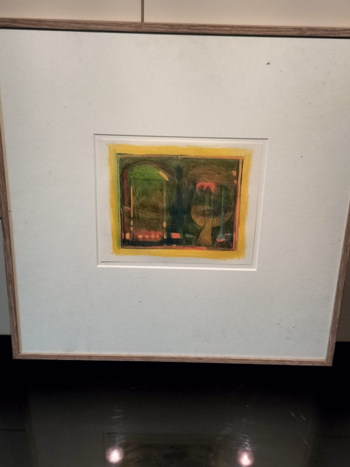 Potloodtekening Hadewijch de Jong - Kunstmaand Ameland, Antiek en Kunst, Ophalen of Verzenden, Tekening, Potloodtekening, Ingelijst