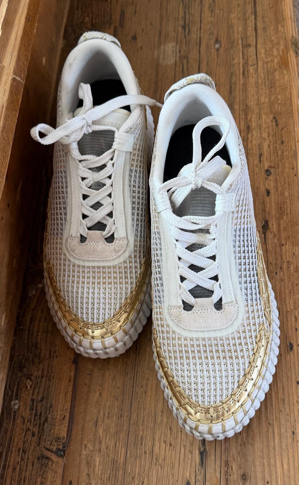 Originele Chloé Nama sneakers – maat 42, Kleding | Dames, Ophalen, Wit, Chloe, Sneakers of Gympen