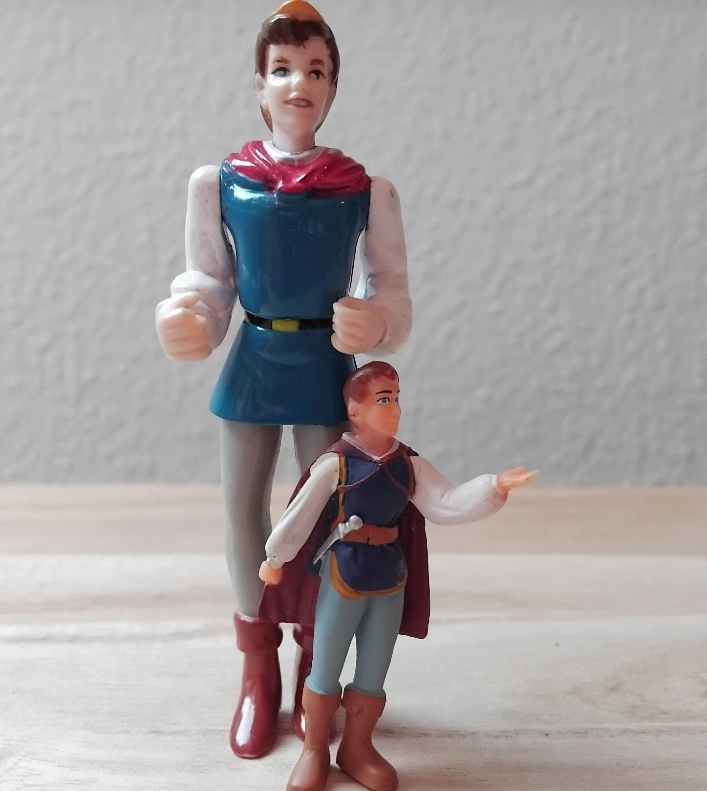 Vintage Disney Prins Charming klein en groot- Sneeuwwitje, Kinderen en Baby's, Ophalen of Verzenden, Gebruikt