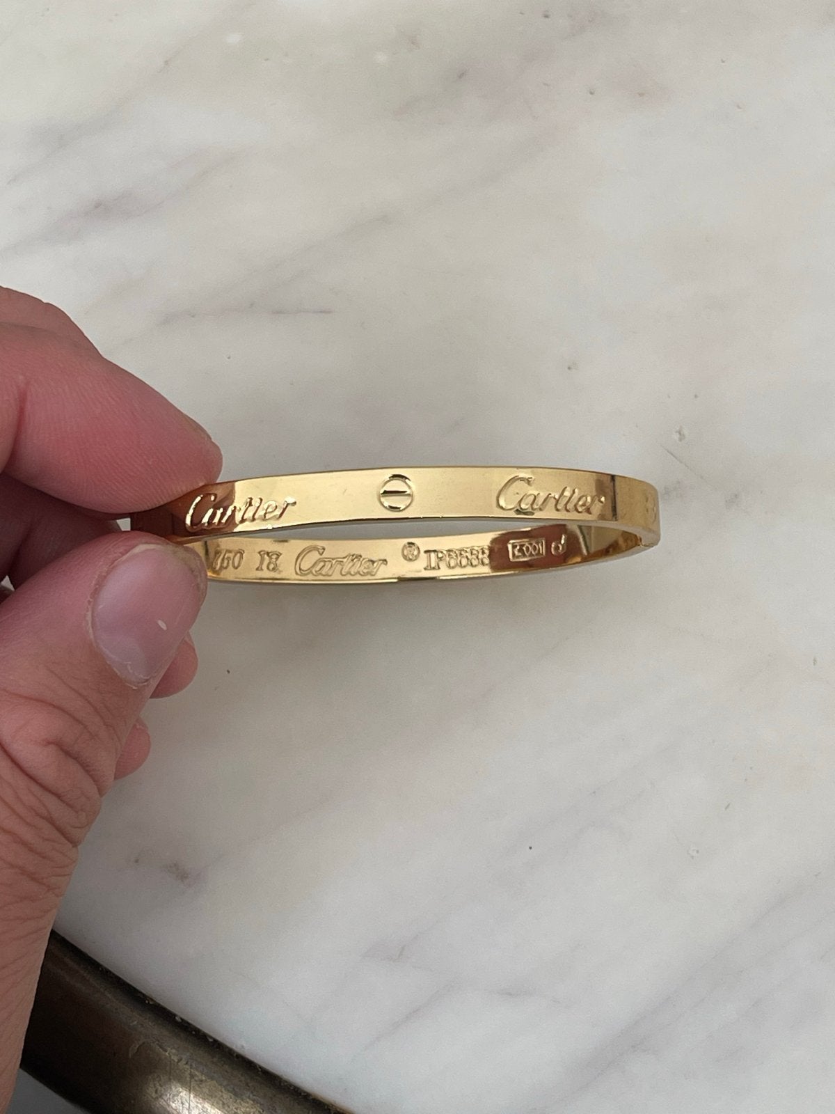 Cartier armband - Goudkleurig, Ophalen of Verzenden, Nieuw, Goud, Staal