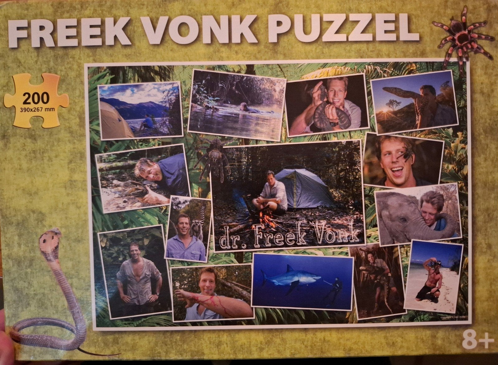 Freek Vonk puzzel - 200 stukjes, Ophalen, Meer dan 50 stukjes, Gebruikt, 6 jaar of ouder
