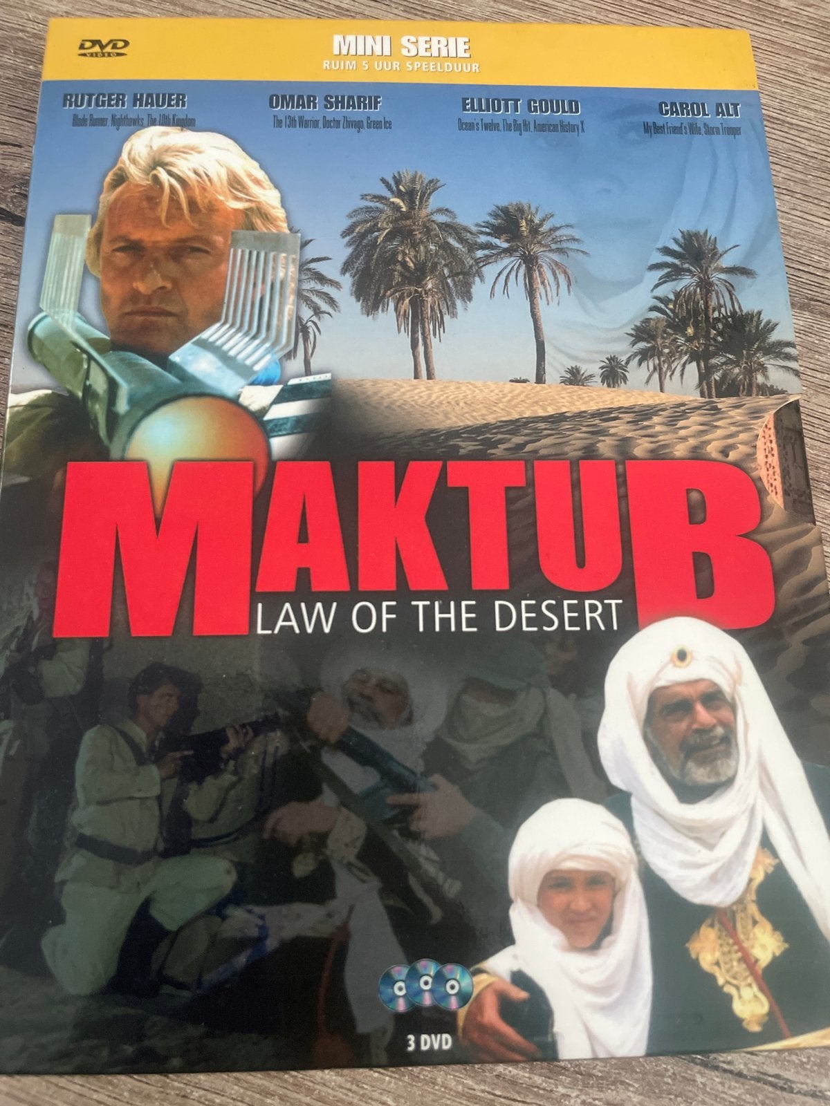 Maktub - Law of the Desert (3 DVD Boxset) Rutger Hauer, Engels, Nederlands, Ophalen of Verzenden, Zo goed als nieuw