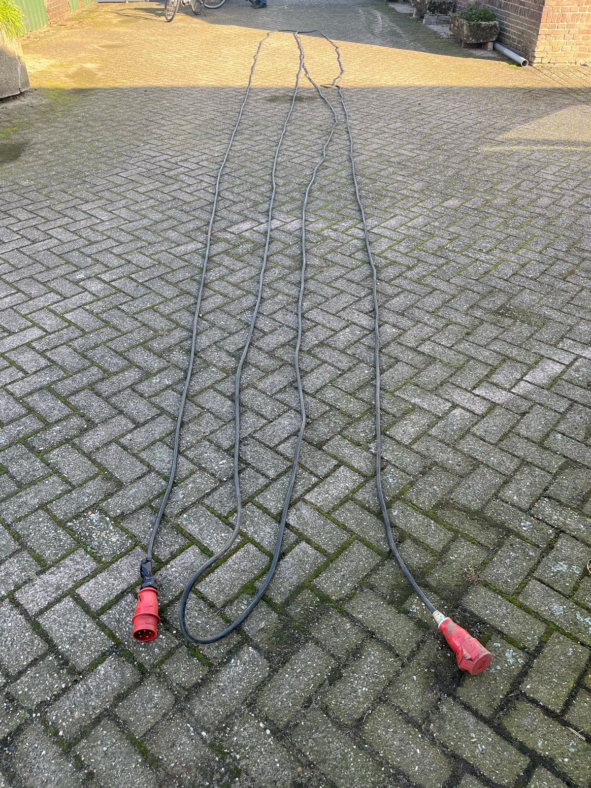 380V Verlengsnoer 5-aderig, 40m, 16A CEE Stekkers, Doe-het-zelf en Verbouw, Ophalen, Gebruikt, Overige merken, Kabel of Snoer