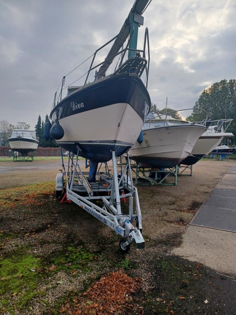 Zeilboot trailer tuff gek., Ophalen of Verzenden