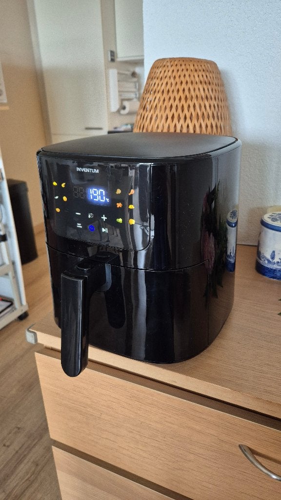 Airfryer Inventum digitaal type DF501HLDB/01, Witgoed en Apparatuur, Ophalen, Nieuw, Airfryer, 1000 t/m 1499 gram