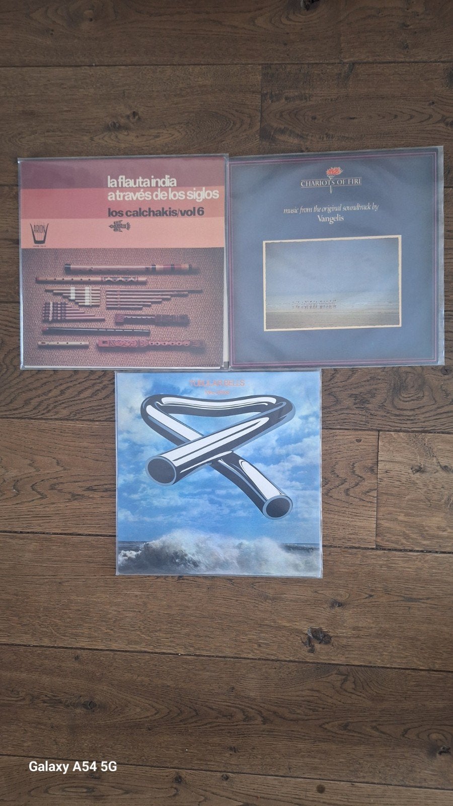 3 LP's: Vangelis, Mike Oldfield, Los Calchakis, LP, Gebruikt, Ophalen of Verzenden, Elektronisch