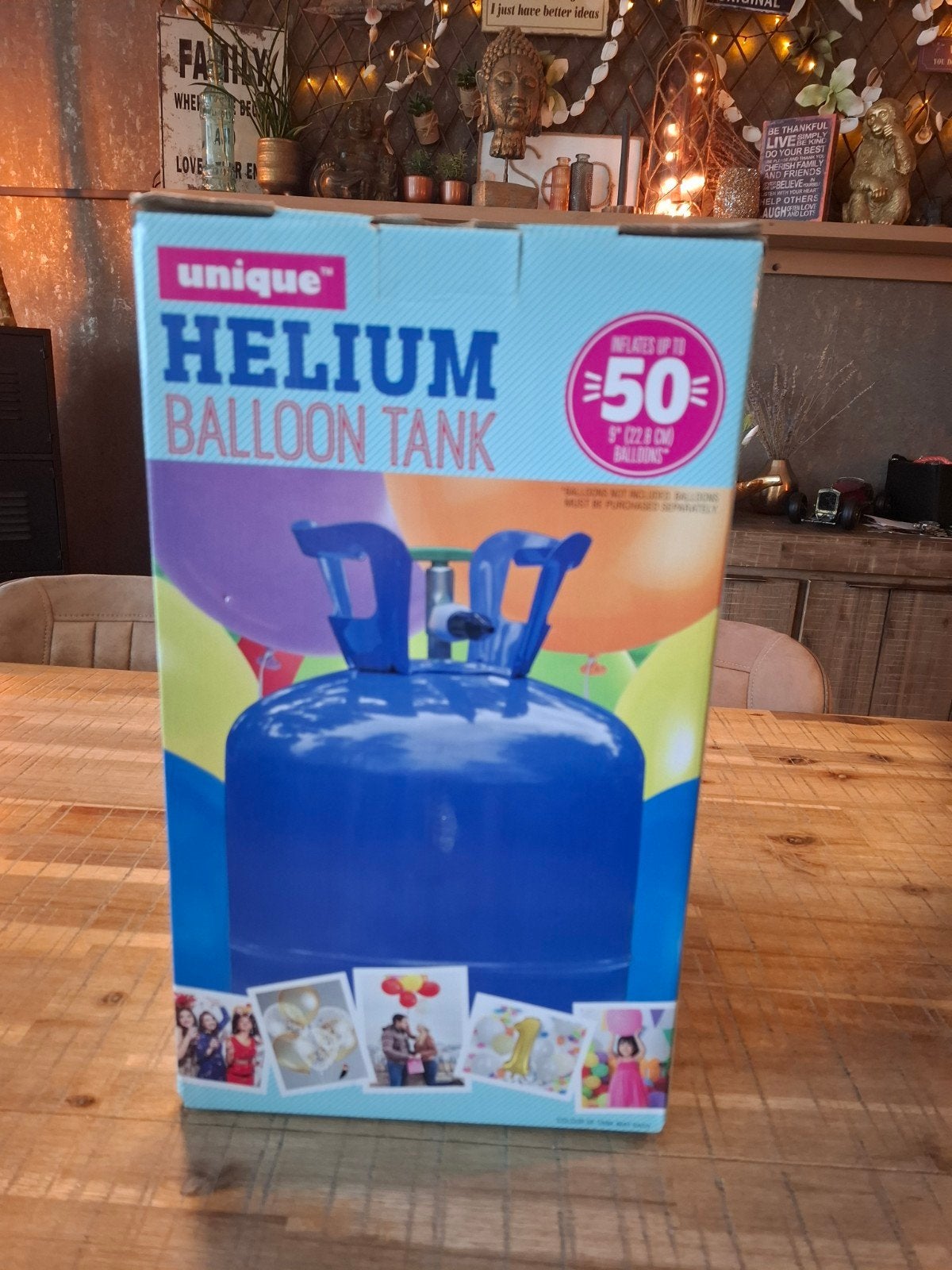 Helium Tank voor 50 Ballonnen - Nieuw Maak elk feest complee, Hobby en Vrije tijd, Feestartikelen, Ophalen, Nieuw, Feestartikel
