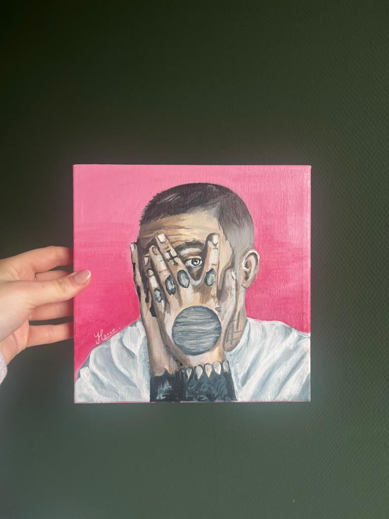Mac Miller - Handgemaakt schilderij, Ophalen of Verzenden