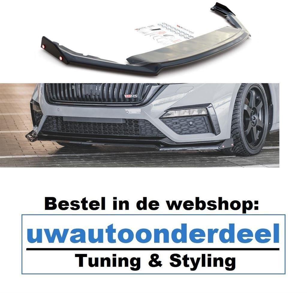 Maxton Design Skoda Octavia RS Mk4 Spoiler Lip Spliter, Verzenden, Nieuw