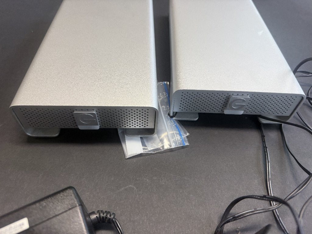 G-technology G-Drive Behuizingen Leeg (2x), Computers en Software, G-Technology, Gebruikt, G-technology, HDD
