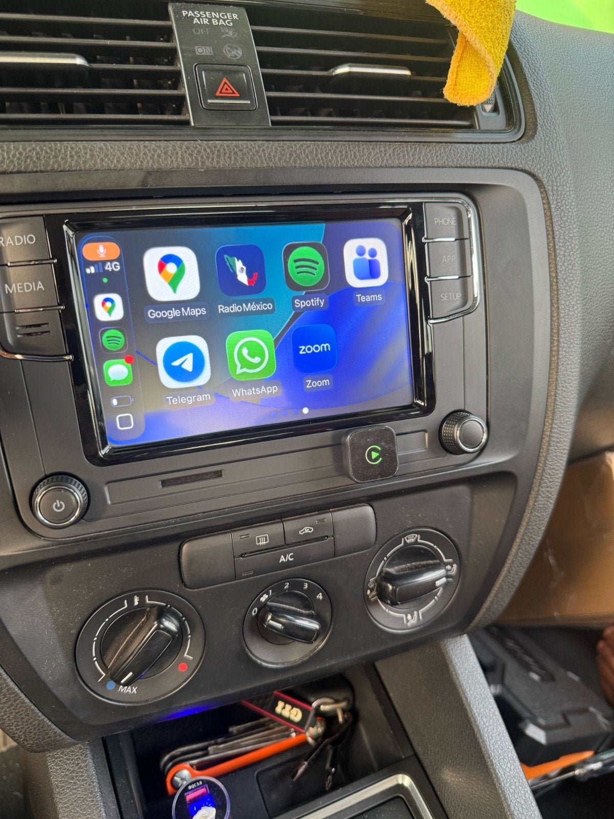 Premium VW CarPlay Radio incl Draadloze Adapter, Ophalen of Verzenden, Nieuw