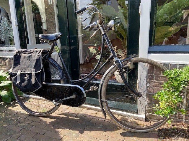Vooroorlogse Fongers fiets, Fietsen en Brommers, Ophalen, Trommelrem, Fongers, Jaren '30