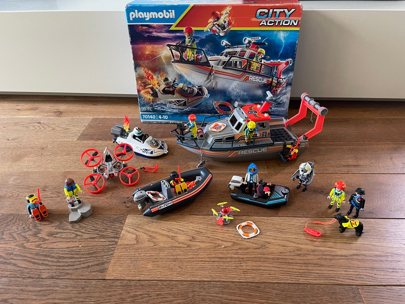 Playmobil City Action - Reddingen op zee, Ophalen of Verzenden, Gebruikt, City action, Boot/Schip