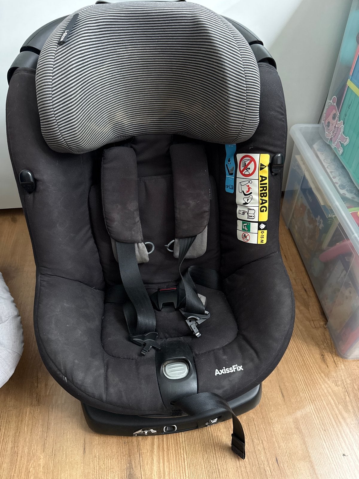 Maxi-Cosi AxissFix autostoel - Gebruikt bij opa & oma, Ophalen, Gebruikt, 0 t/m 18 kg, Slaapstand