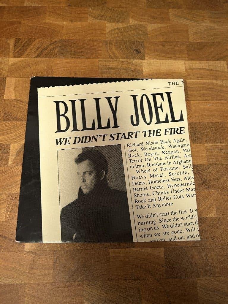 Billy Joel We didn't start the fire single, Cd's en Dvd's, Ophalen of Verzenden, Gebruikt, Pop