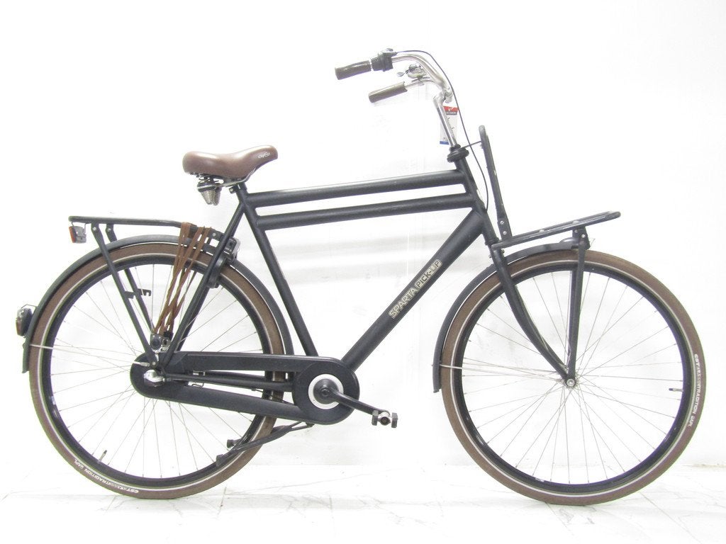 Sparta Pick up zwart heren 61cm 28inch, Fietsen en Brommers, Fietsen | Heren | Herenfietsen, 61 tot 65 cm, Gebruikt, Sparta, Versnellingen