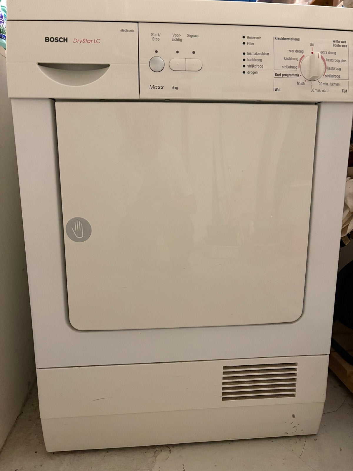 Bosch DryStar LC Maxx 6kg wasdroger, Ophalen, 6 tot 8 kg, Luchtafvoer, Zo goed als nieuw