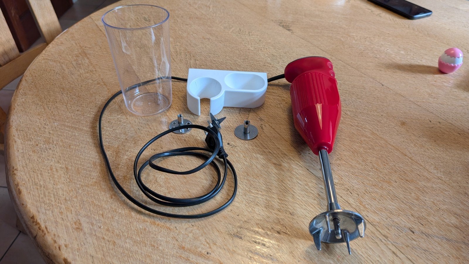 Bamix Mono M200 Staafmixer - Rood - Zwitserse Kwaliteit, Minder dan 1 liter, Ophalen, Zo goed als nieuw, 2 snelheden
