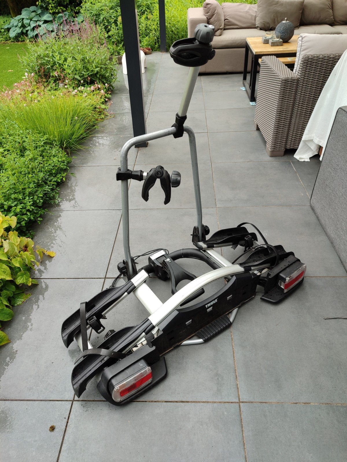 Thule EuroWay G2 921 Fietsendrager voor 2 fietsen, Ophalen, Gebruikt, 2 fietsen, Trekhaakdrager