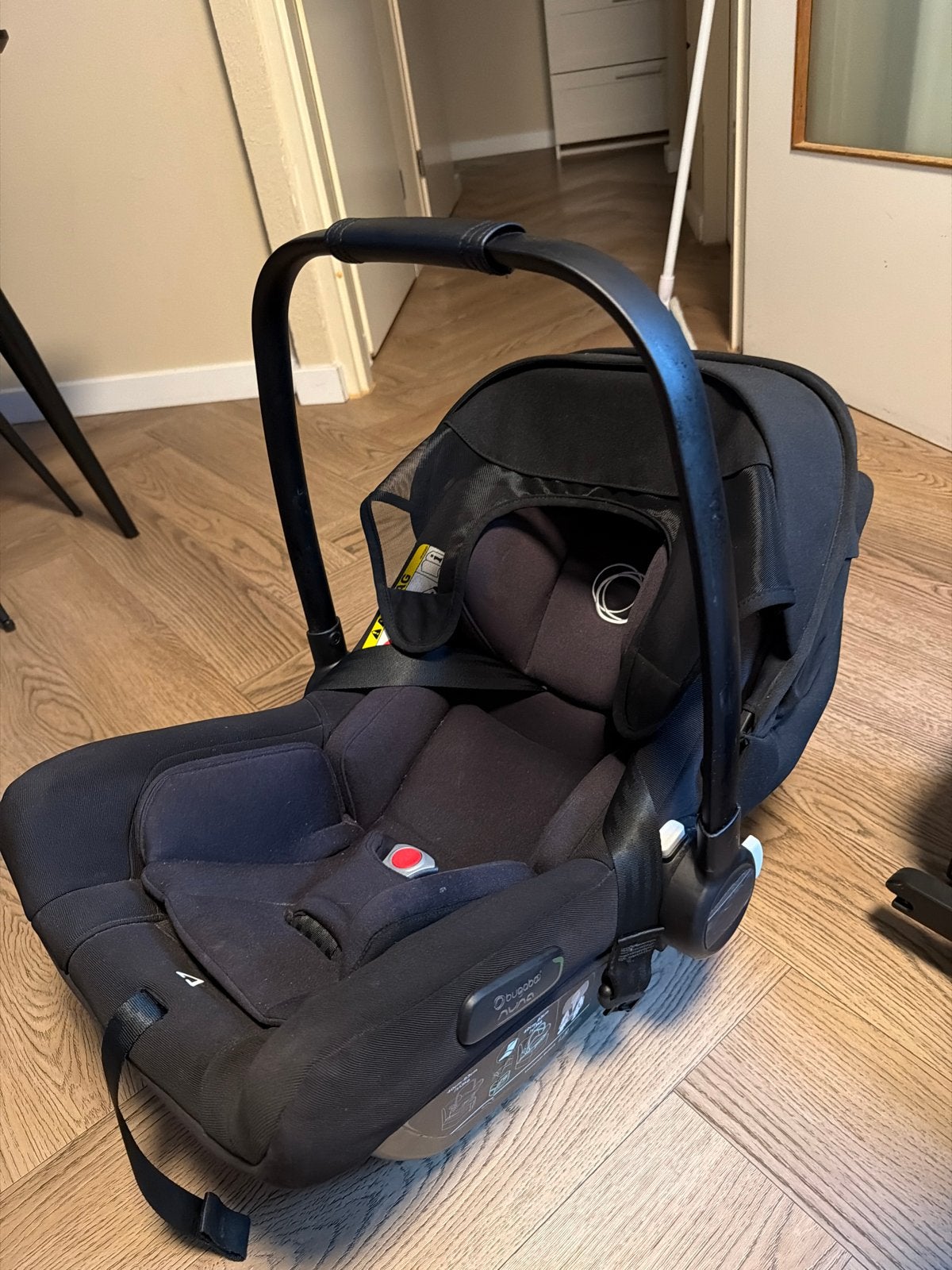 Bugaboo Turtle Air by Nuna autostoel met isofix base, Overige merken, Autogordel of Isofix, Gebruikt, 0 t/m 13 kg