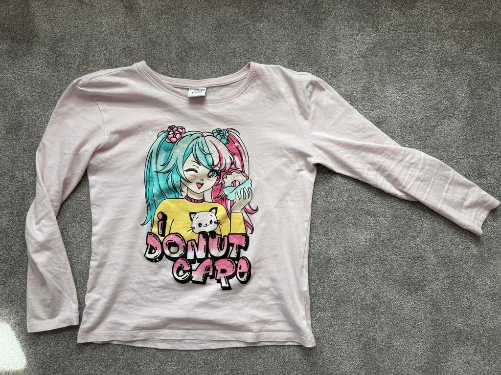 Shirtje 134/140 - TAKKO, Kinderen en Baby's, Ophalen of Verzenden, Zo goed als nieuw, Meisje, Shirt of Longsleeve
