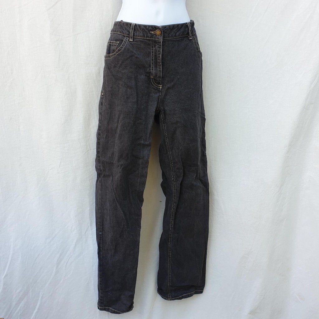 Stoere zwarte spijkerbroek mt M merk Lebek, ., Zwart, Ophalen of Verzenden, W30 - W32 (confectie 38/40)