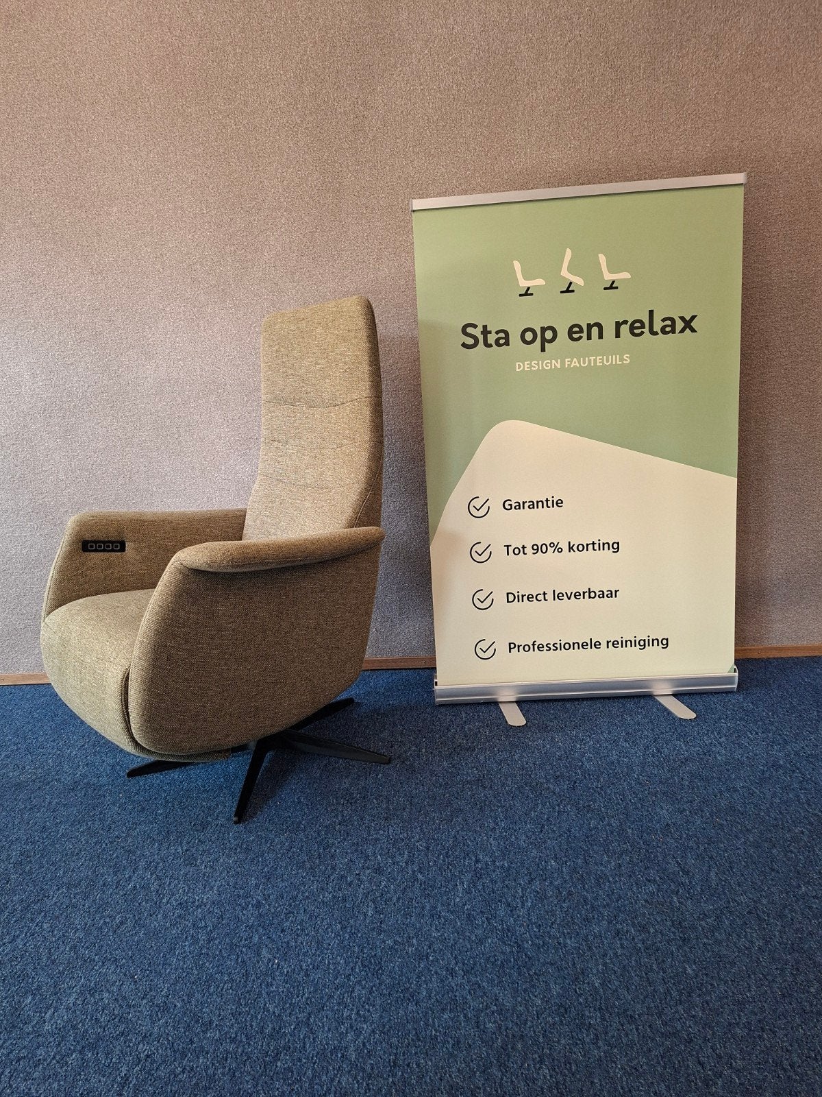 elektrische relax fauteuil De toekomst Twice op accu 🔋, Hoofdstraat 60 Schijndel, Ophalen of Verzenden, Zo goed als nieuw, Staopenrelax@gmail.com