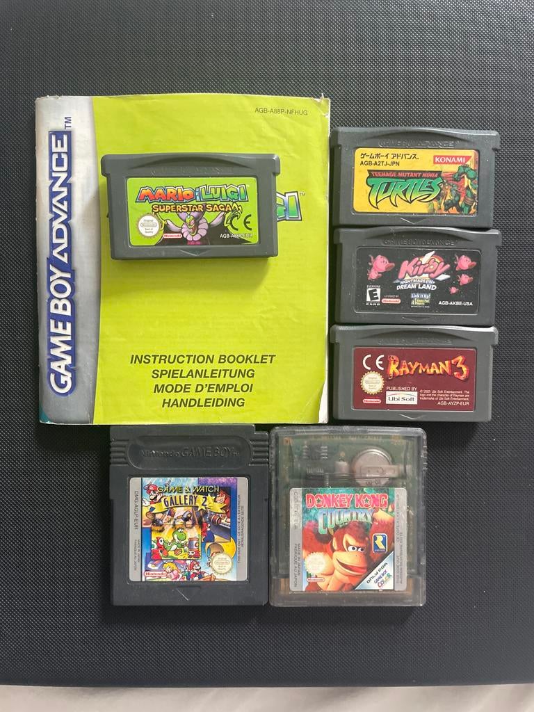 Oude Game Boy spellen - Niet werkend - Voor onderdelen/repar, Ophalen of Verzenden, Niet werkend