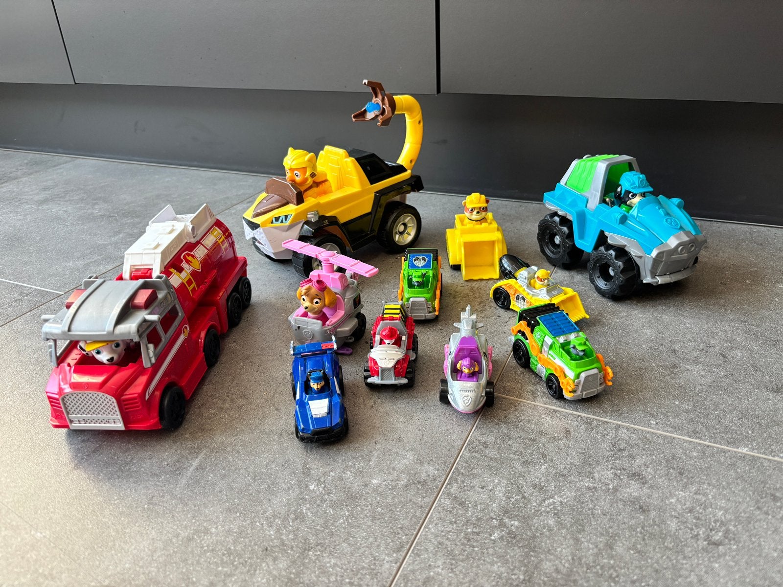 Paw patrol set, Kinderen en Baby's, Speelgoed | Speelgoedvoertuigen, Ophalen, Zo goed als nieuw