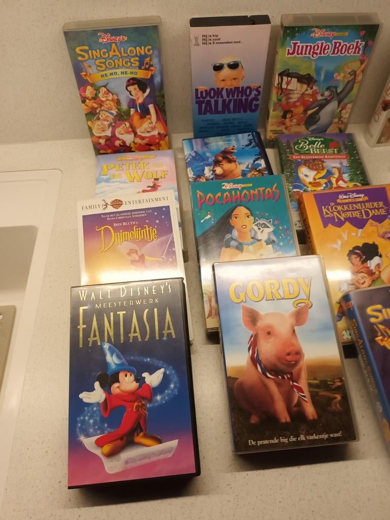 VHS banden, Cd's en Dvd's, VHS | Kinderen en Jeugd, Alle leeftijden, Ophalen, Gebruikt, Overige typen