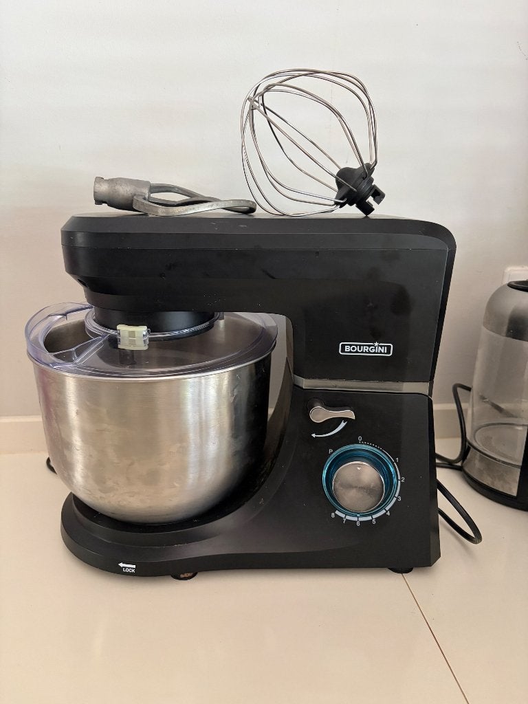 Bourgini keukenmachine, Witgoed en Apparatuur, 4 liter of meer, Ophalen, Zo goed als nieuw, 3 snelheden of meer