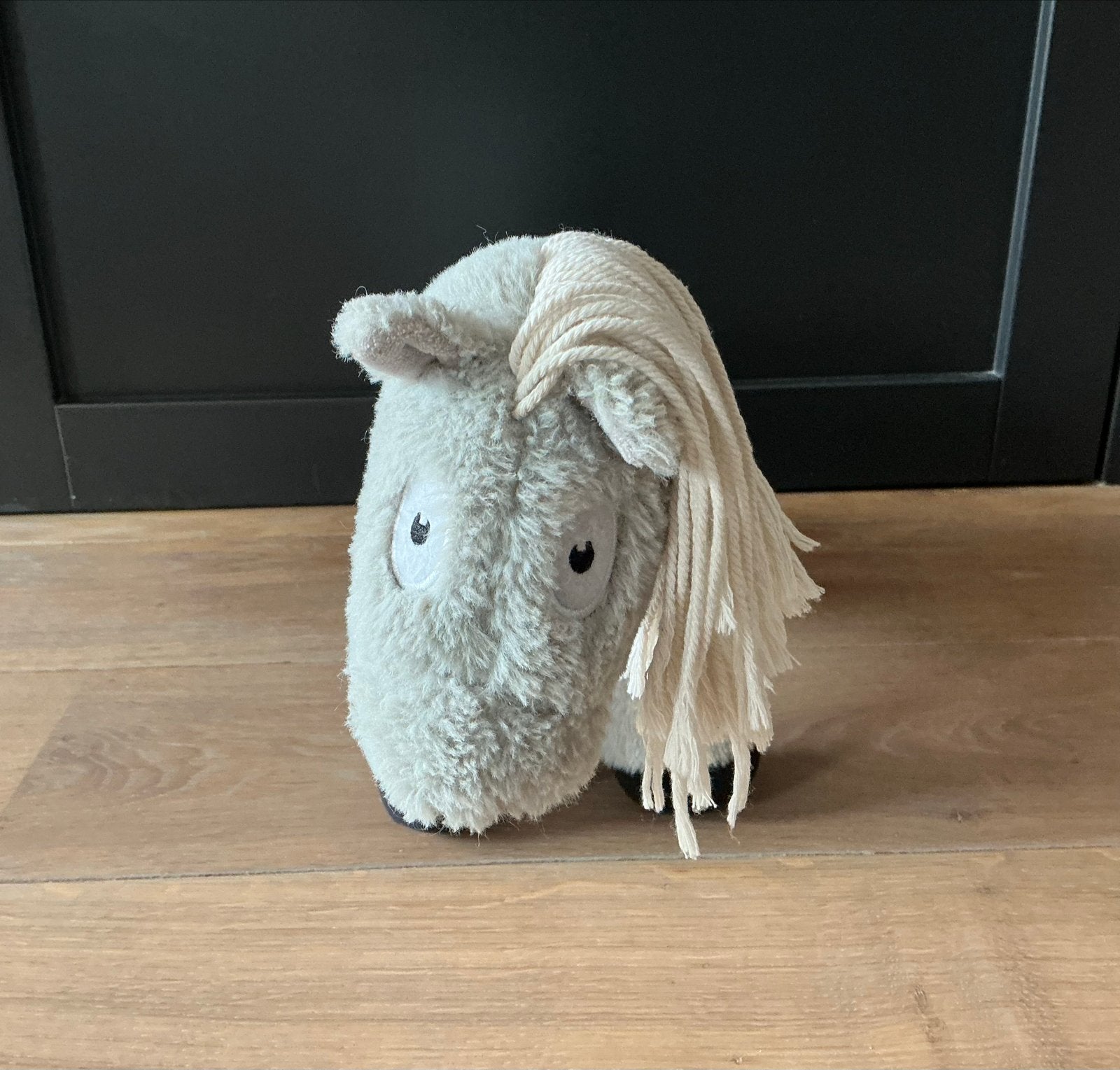 Schattig pluche paard - Crafty Ponies, Paard, Grijs, Ophalen of Verzenden, Zo goed als nieuw