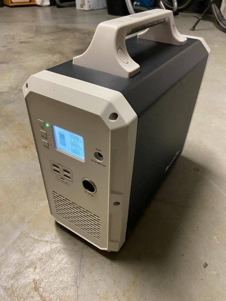PowerOak EB150 1500Wh/1000W voeding / zonnegenerator, Ophalen, Zo goed als nieuw