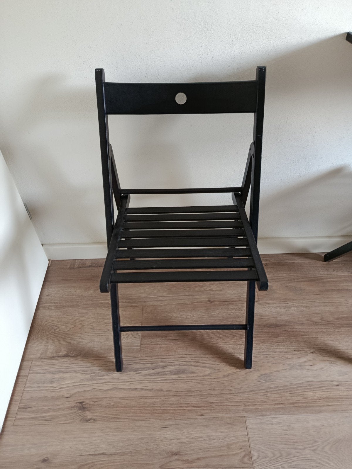 2x IKEA Frösvi klapstoel zwart - Zo goed als nieuw, Ophalen, Zo goed als nieuw, Zwart, Twee