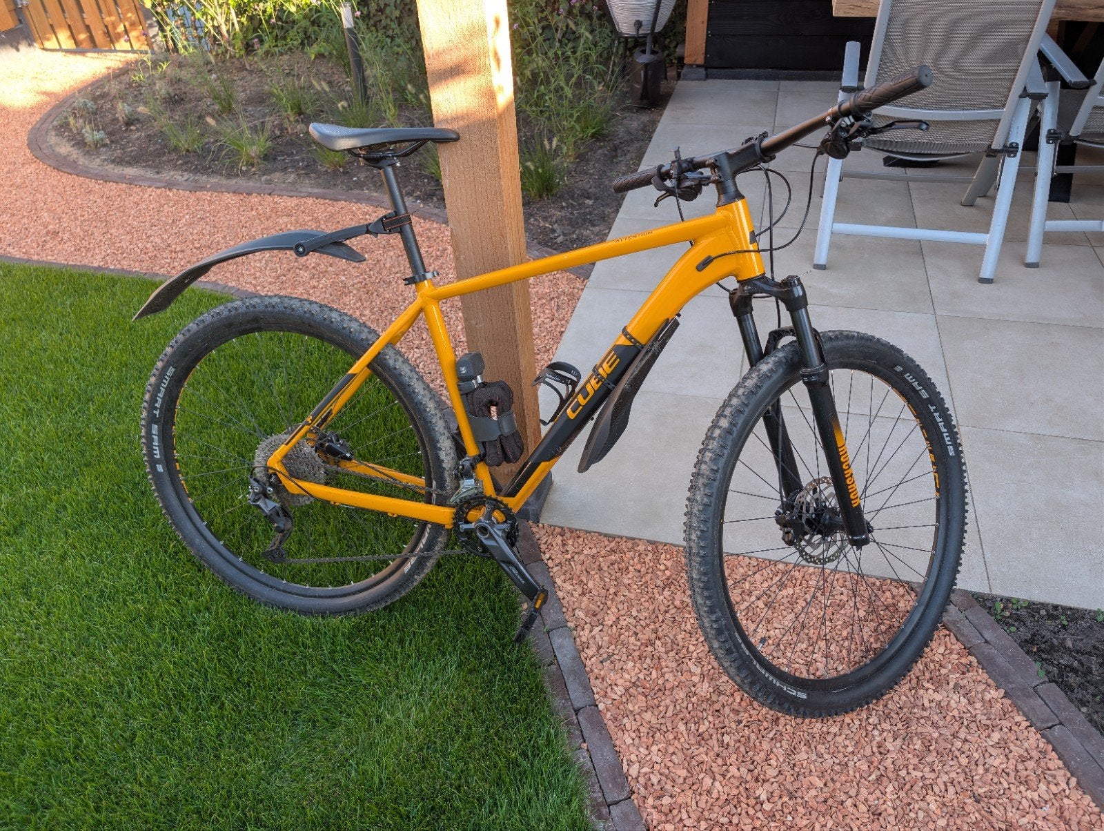 Cube Attention Amber'n'Black incl. Axa foldable slot XL(21"), Fietsen en Brommers, Fietsen | Mountainbikes en ATB, 57 cm of meer