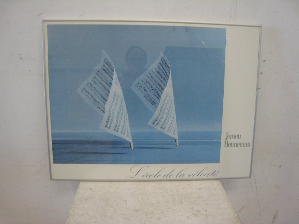 Poster ingelijst van Jeroen Henneman, 80x60