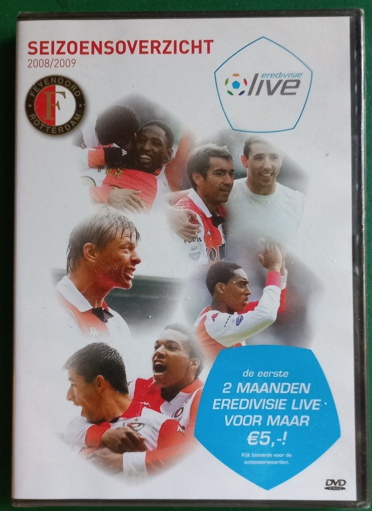 Seizoensoverzicht 2008/2009 Feyenoord (nieuw in de verpakkin, Voetbal, Nieuw in verpakking, Alle leeftijden, Compilatie