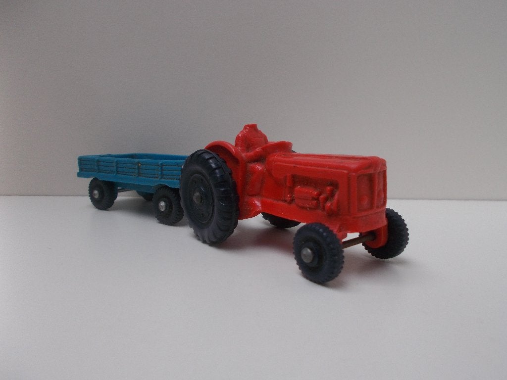 6306 Fordson Tractor + Aanhanger Tomte Laerdal Stavanger, Ophalen of Verzenden, Gebruikt, Tractor of Landbouw