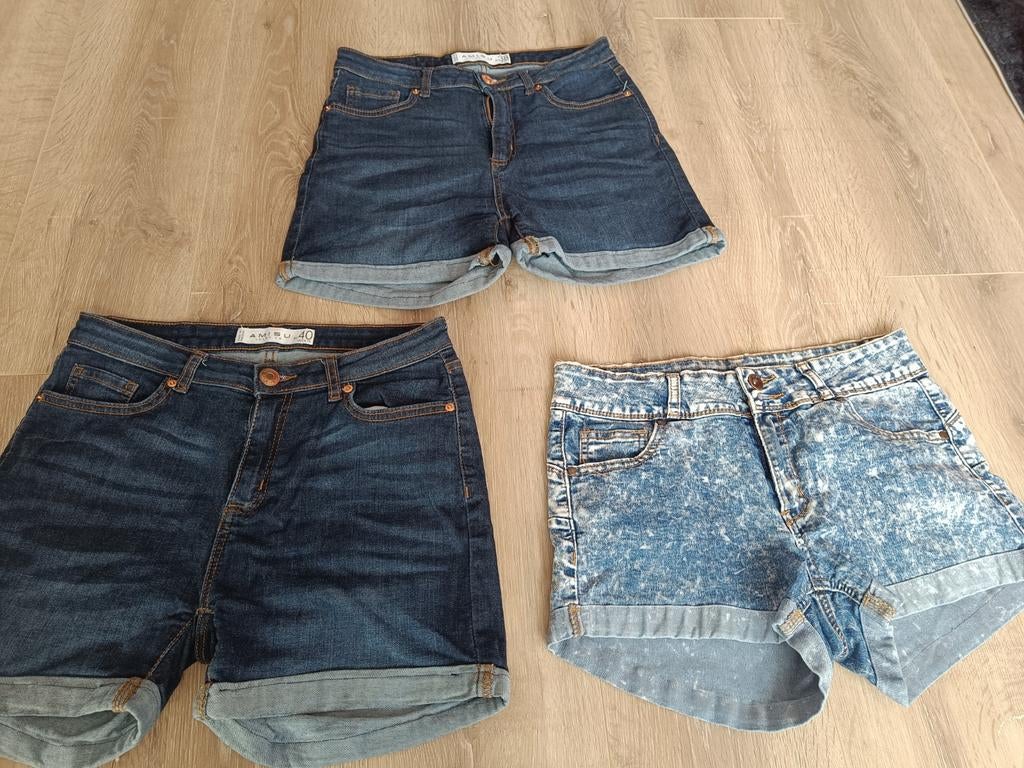 Set van 3 korte broeken dames maat M, Kleding | Dames, Blauw, New Yorker, Ophalen of Verzenden, Zo goed als nieuw
