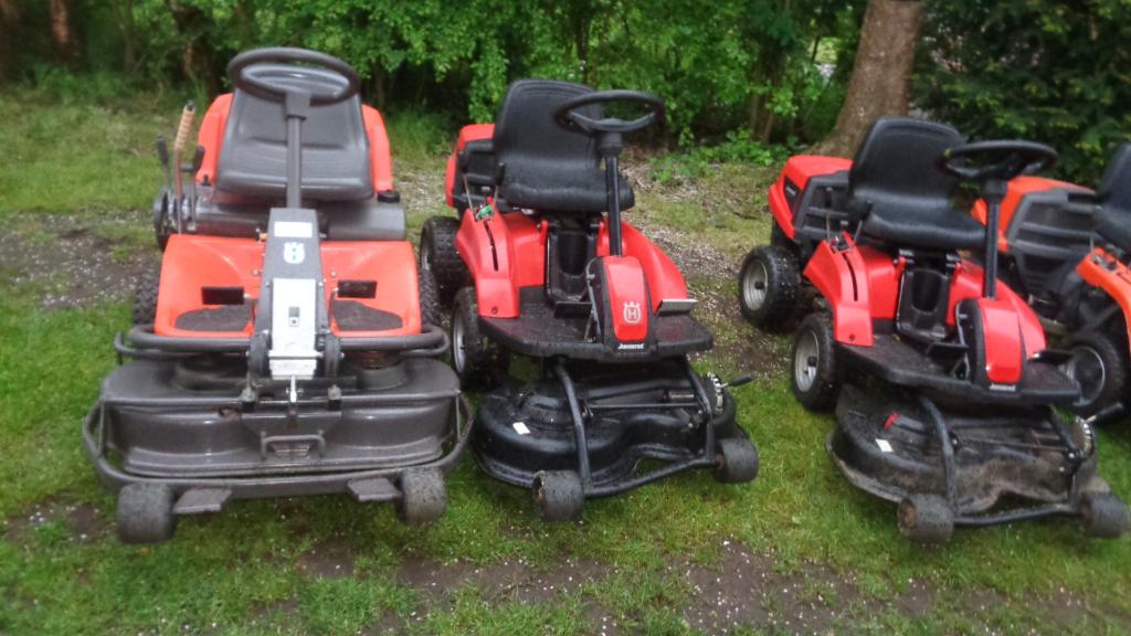 wegens inruil  5 x zitmaaier te koop liefst 1 koop, Ophalen, Gebruikt, Versnellingen, Husqvarna