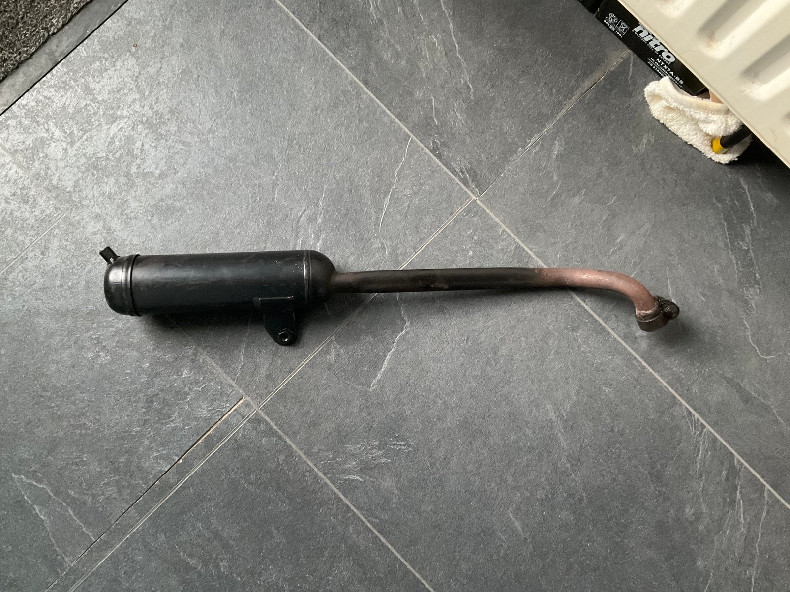 uitlaat vespa ciao zwart standaard - origineel  gebruikt, Ophalen, Gebruikt, Uitlaat
